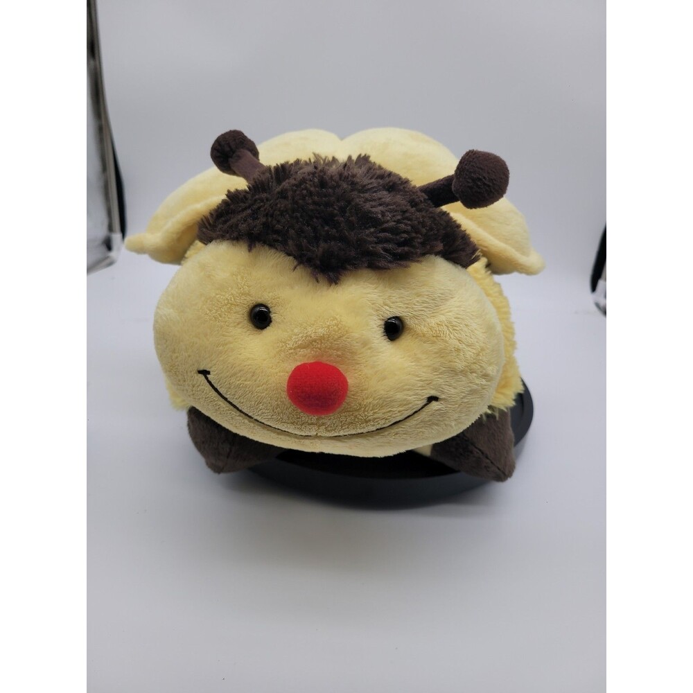 Pillow Pet Bumbly Bumble Bee 18" Plush 2010 Original Yellow & Brown